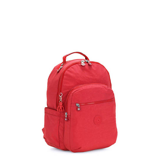 Kipling Seoul Small Tablet Backpacks Red Rouge | CA 1614CT